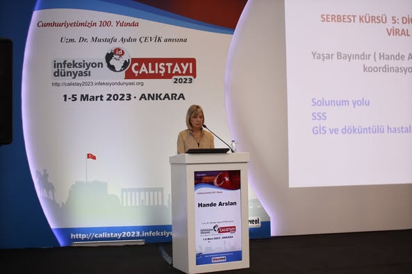 İNFEKSİYON DÜNYASI ÇALIŞTAYI 2023, Prof. Dr. Hande ARSLAN, Öğr. Gör. Dr. Gizem KARAHAN, Dr. Öğr. Üyesi Yeşim YILDIZ koordinasyonunda yapılan Serbest Kürsü’de “DİĞER VİRAL ENFEKSİYONLAR” konusu katılımcılarla beraber tartışıldı.