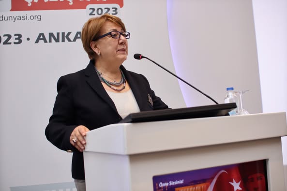 İNFEKSİYON DÜNYASI ÇALIŞTAYI 2023’ün ilk oturumunda, Prof. Dr. Sercan ULUSOY’un başkanlığında, Prof. Dr. Dilek ARMAN “HASTANE İNFEKSİYONLARI VE KONTROLÜNÜN 100 YILI” sunumunu gerçekleştirdi
