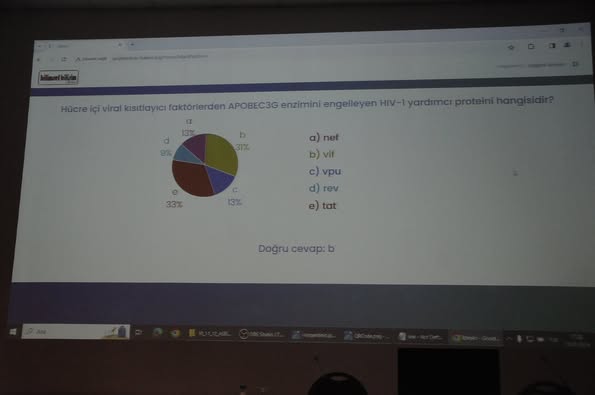 “HIV/AIDS: ASİSTAN OKULU”nda 1. Gün derslerinden oluşan interaktif sorularla öğretmenimiz Prof. Dr. Yeşim TAŞOVA’nın moderatörlüğünde öğrenimlerimizi pekiştirdik. Birinci günün sonunda derslere ve yarışmaya katılım oranı %100 olan okulumuzun öğrencilerini ve öğretmenlerini tebrik ediyoruz…
bilimselevent.com
#HIVAIDSAsistanokulu